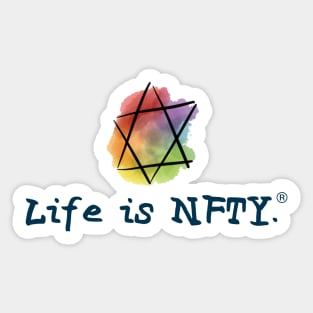 Life Is NFTY Sticker